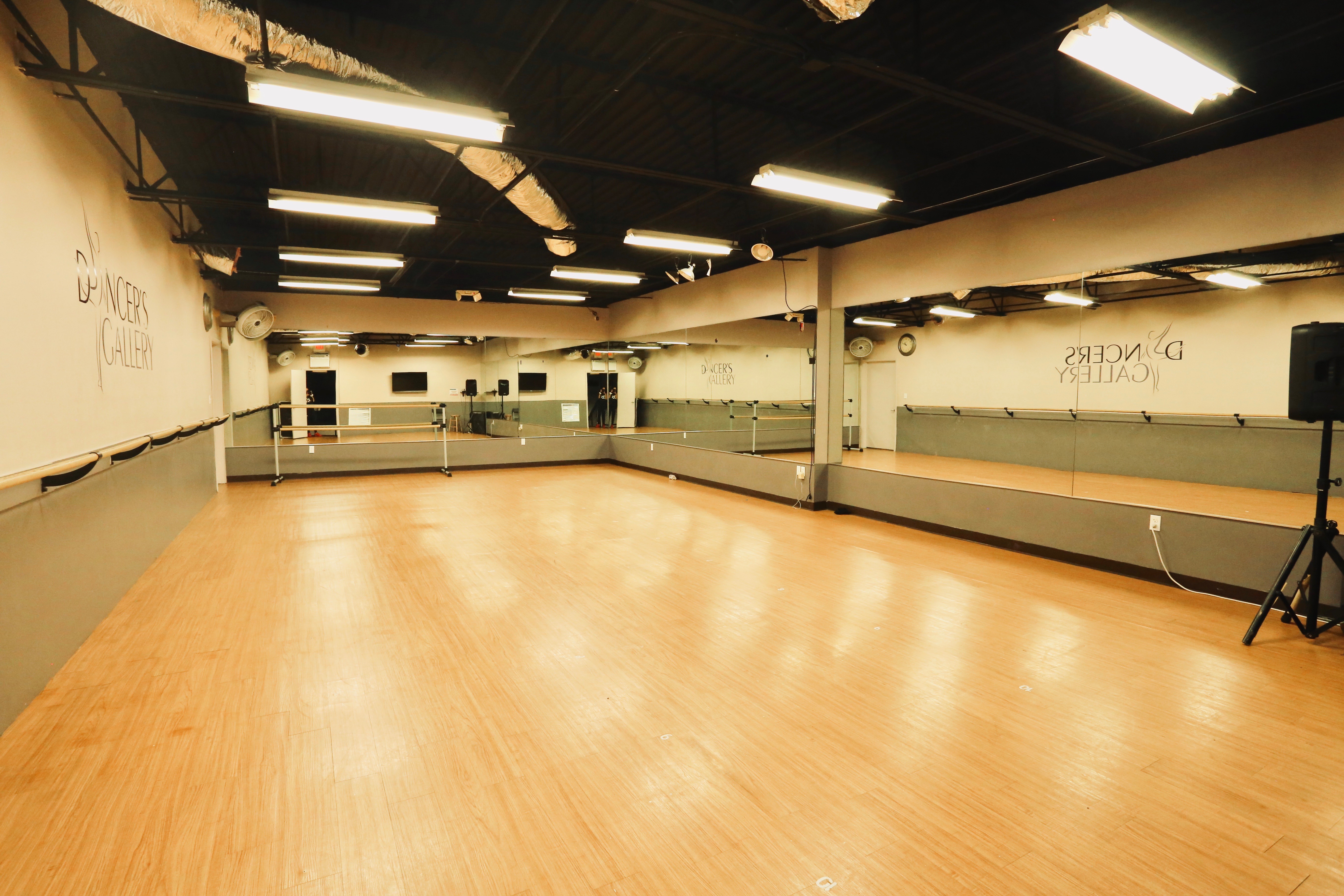 Wood Flooring Ballet Bar Dance Studio Madstudios